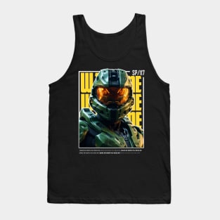 Halo game quotes - Master chief - Spartan 117 - Realistic #3 Tank Top